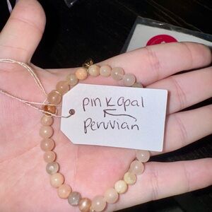 Peruvian Pink Opal Bracelet